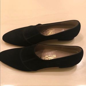 Salvatore Ferragamo Black Suede shoes